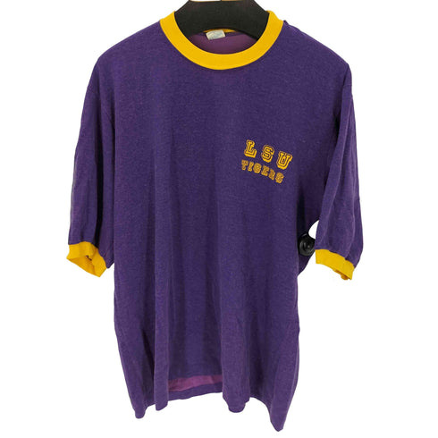 チャンピオン Champion 70S USA製 バイカラーリンガーシャツ メンズ import:XL