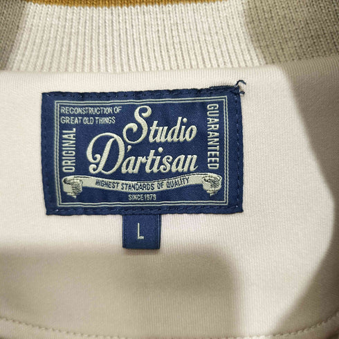 studio d'artisan 両面刺繍トラックジャケット メンズ L