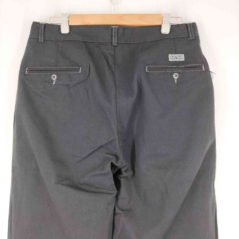 ポロバイラルフローレン Polo by RALPH LAUREN POLO CHINO 黒染め 2タック チノパンツ メンズ 34×32