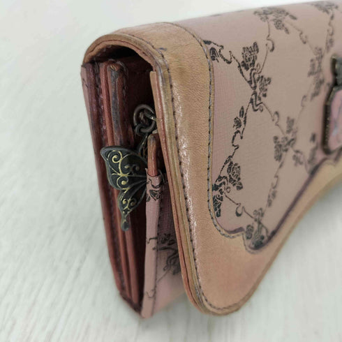 アナスイ ANNA SUI 蝶モチーフ ロングウォレット レディース