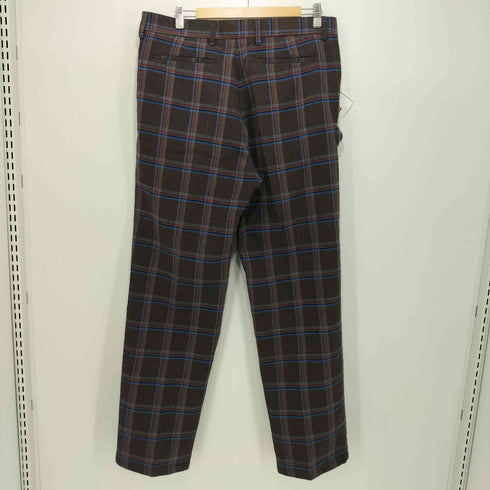 アニエスベーオム Agnes b.homme チェック柄センタープレススラックスパンツ メンズ 42