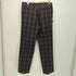 アニエスベーオム Agnes b.homme チェック柄センタープレススラックスパンツ メンズ 42