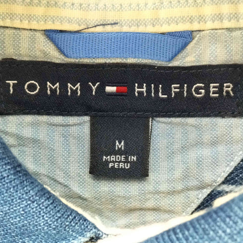 トミーヒルフィガー TOMMY HILFIGER ボーダー S/S ポロシャツ メンズ JPN:M