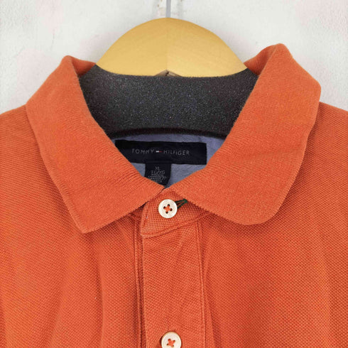 トミーヒルフィガー TOMMY HILFIGER ロゴ刺繍 S/S ポロシャツ メンズ JPN:XL