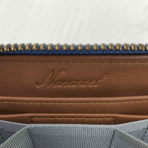 Nananoel ステンドグラスレザーラウンド長財布 レディース