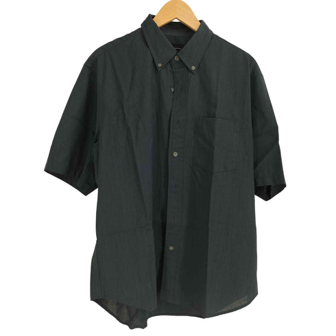 ユナイテッドアローズグリーンレーベルリラクシング UNITED ARROWS green label relaxing TWウォッシャブルトロ ボックス ボタンダウン シャツ -ストレッチ・防シワ- メンズ import:M