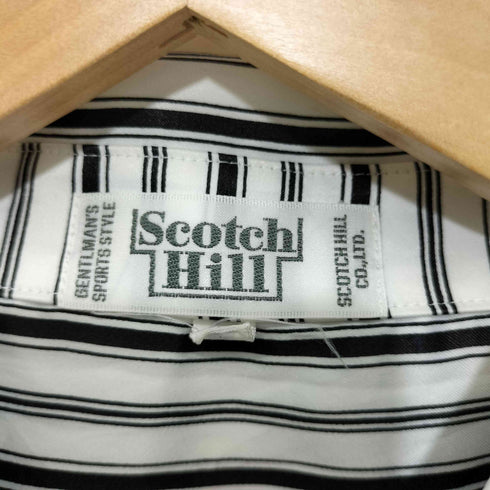 SCOTCH HILL ストライプ柄S/Sシャツ メンズ 4