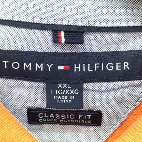 トミーヒルフィガー TOMMY HILFIGER ロゴ刺繍 S/S ポロシャツ メンズ JPN:XXL