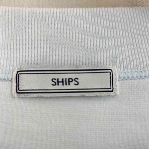 シップス SHIPS クルーネック ハイゲージ ダンボールニットTシャツ メンズ import:M