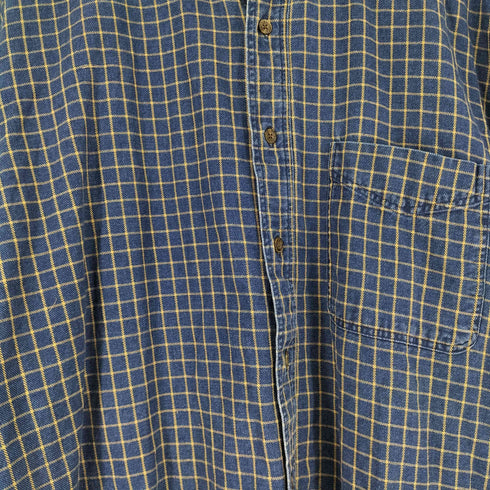 エルエルビーン L.L.Bean 90S チェック S/S BD シャツ メンズ L-REG