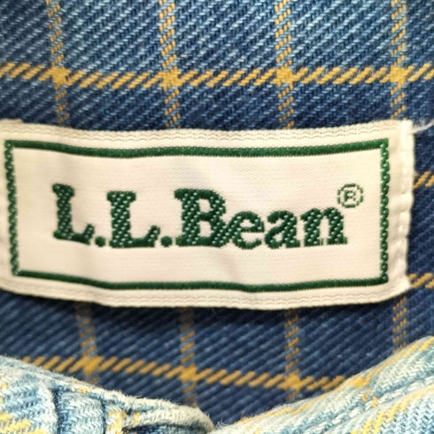 エルエルビーン L.L.Bean 90S チェック S/S BD シャツ メンズ L-REG