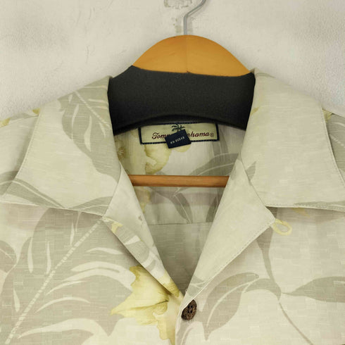 トミーバハマ Tommy Bahama シルク100ボタニカル柄 S/S アロハシャツ メンズ import:M