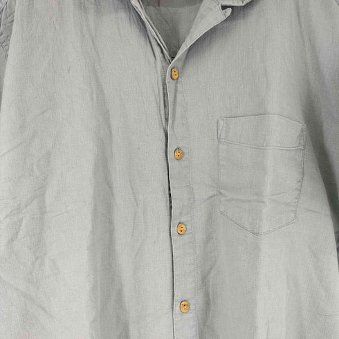 レイ REI 開襟シャツ ボックスシルエット メンズ JPN:XL