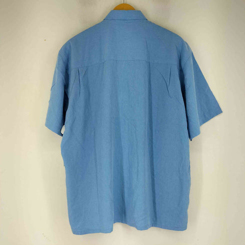 BAMBOO CAY 総柄刺繍 S/S シャツ メンズ import:M