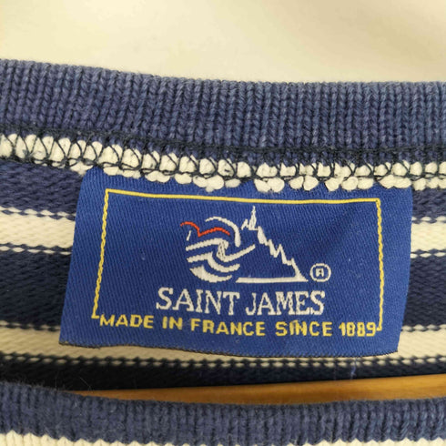 セントジェームス SAINT JAMES フランス製 ボーダー ボートネック バスクシャ メンズ US:38