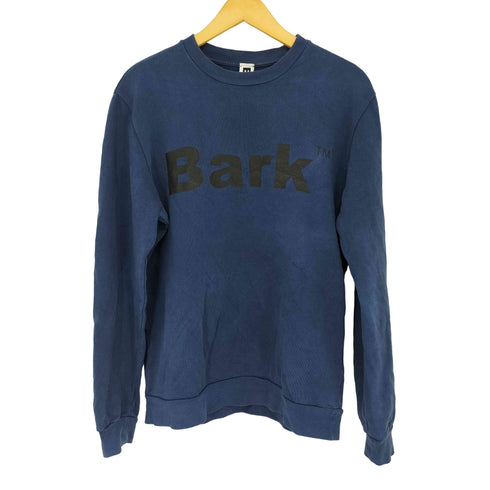 バーク bark イタリア製 ロゴプリント クルーネックスウェット メンズ import:S