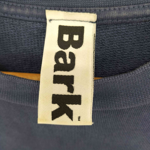バーク bark イタリア製 ロゴプリント クルーネックスウェット メンズ import:S