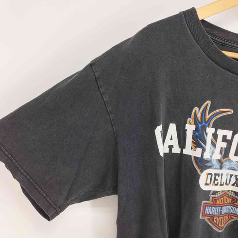キャラクス CALUX HARLEY-DAVIDSON CALIFORNIA DELUXE リメイク Tシャツ イーグル メンズ