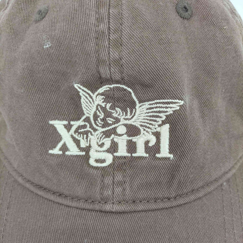 エックスガール X-girl ANGEL EMBROIDERY 6PANEL CAP レディース ONE SIZE