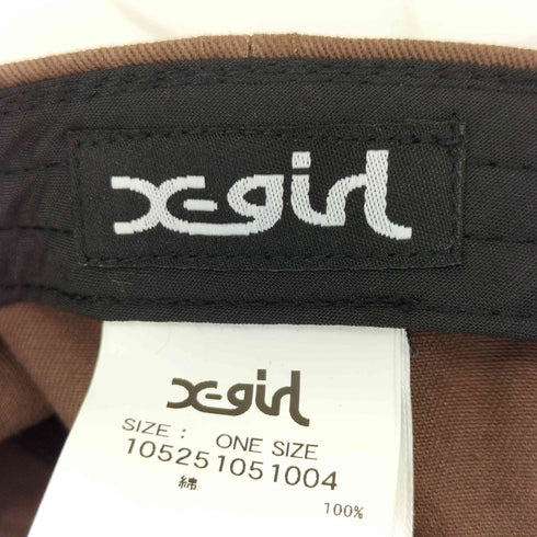 エックスガール X-girl ANGEL EMBROIDERY 6PANEL CAP レディース ONE SIZE