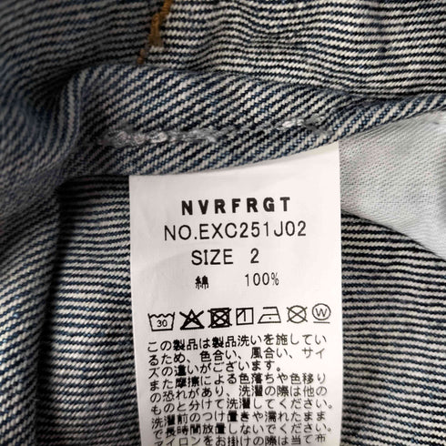 ネヴァーフォーゲット NVRFRGT CONZ 別注 COATING 3D TRUCKER JACKET メンズ JPN:2