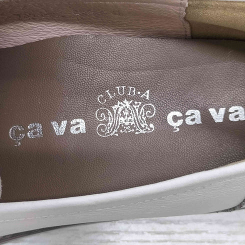 サヴァサヴァ cava cava ラインストーンビットローファー レディース JPN:23.5