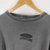 Alfred ダメージ加工フロントロゴ L/S Tシャツ メンズ import:XL