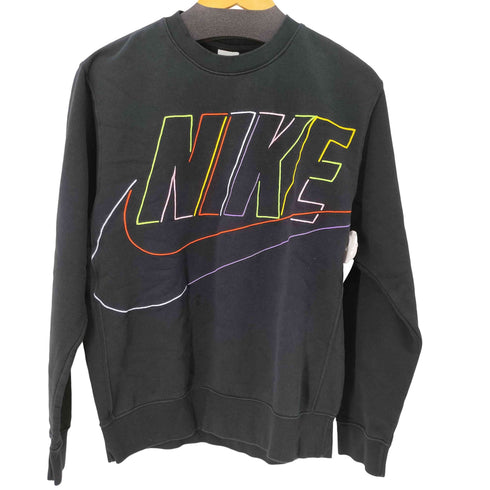 ナイキ NIKE フロントロゴ刺繍 クルーネックスウェット レディース import:M