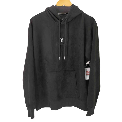 ワイスリー Y-3 24-25AW SUEDE HOODIE GY LOGO メンズ JPN:XL