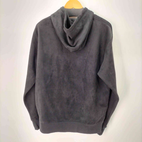 ワイスリー Y-3 24-25AW SUEDE HOODIE GY LOGO メンズ JPN:XL