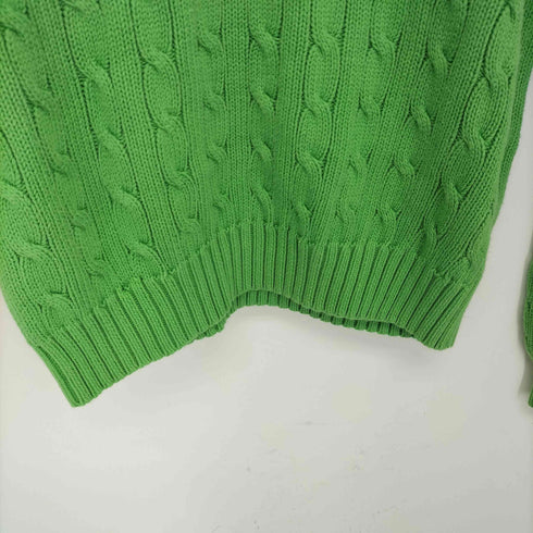 ラルフローレン RALPH LAUREN ポニー刺繍 プルオーバーケーブルニット レディース JPN:M
