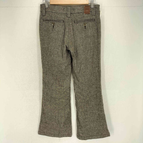 サムシング SOMETHING Y2K ラメ糸 ウールフレアパンツ レディース M