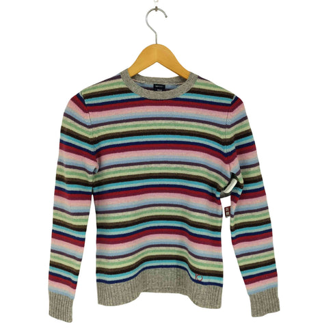 ギャップ Gap 00S Y2K マルチカラーボーダーニット レディース S