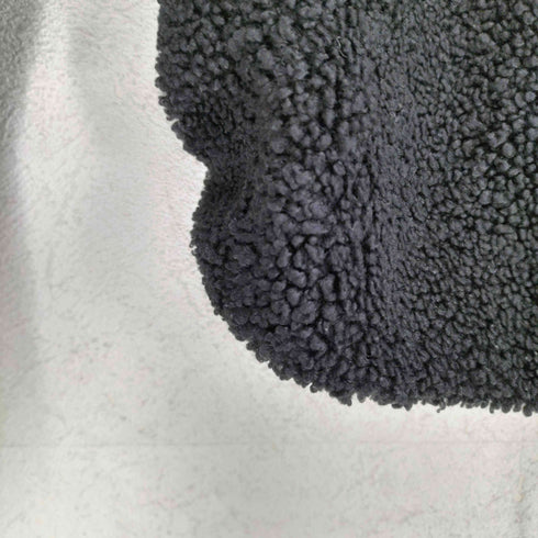 ザラ ZARA Fleece Half Snap Long Sleeve Cropped Jacket レディース import:M