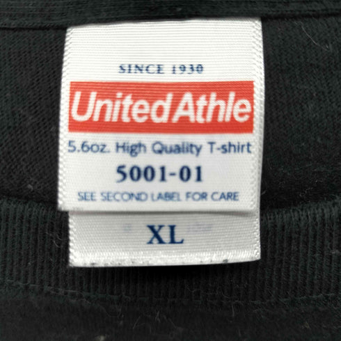 ユナイテッドアスレ UNITED ATHLE 両面プリント S/S Tシャツ メンズ import:XL
