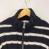 ザラ ZARA ストライプ クロップド ニット カーディガン レディース import:S
