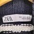 ザラ ZARA ストライプ クロップド ニット カーディガン レディース import:S