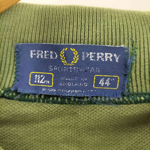 フレッドペリー FRED PERRY ワンポイントロゴ刺繍S/Sポロシャツ メンズ 44