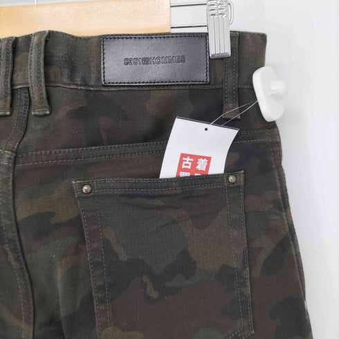 ゴーサンゴーイチプールオム 5351 POUR LES HOMMES Y2K 迷彩柄 ストレッチスキニーパンツ メンズ 1