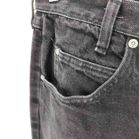 ラングラー Wrangler ブラックデニムパンツ メンズ