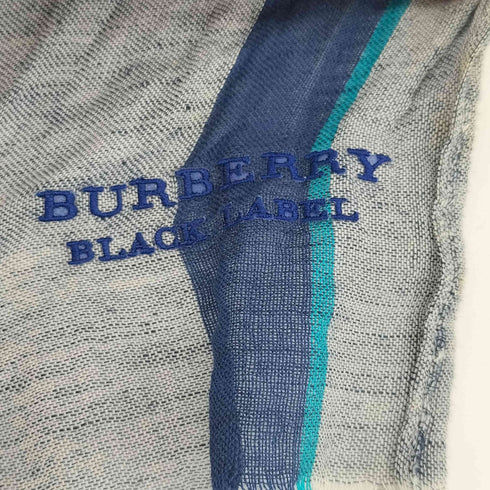 バーバリーブラックレーベル BURBERRY BLACK LABEL ストライプデザインストール メンズ