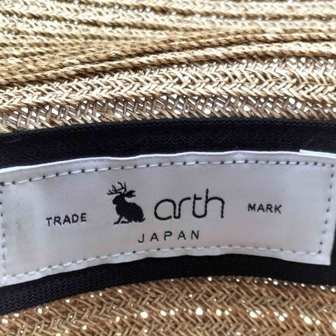 アース arth 麦わらハット レディース