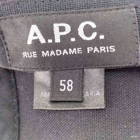 アーペーセー A.P.C. CONT 58 ロゴキャップ メンズ 58