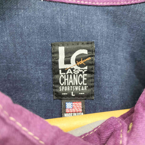 ラストチャンススポーツウェア LAST CHANCE SPORTS WEAR MADE IN USA マルチカラー2P L/S シャツ メンズ JPN:L