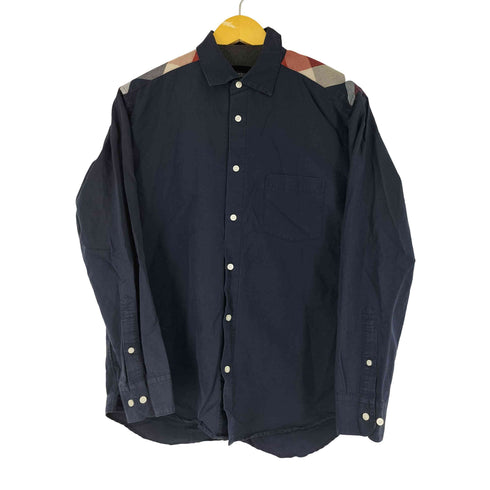 ブラックレーベルクレストブリッジ BLACK LABEL CRESTBRIDGE ショルダーチェック L/S シャツ メンズ JPN:L