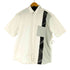 ブラックレーベルクレストブリッジ BLACK LABEL CRESTBRIDGE 異素材切替シアサッカー S/S シャツ メンズ JPN:L