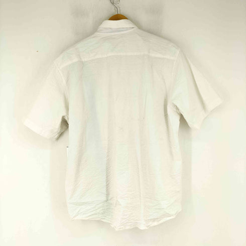 ブラックレーベルクレストブリッジ BLACK LABEL CRESTBRIDGE 異素材切替シアサッカー S/S シャツ メンズ JPN:L