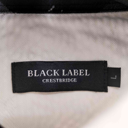ブラックレーベルクレストブリッジ BLACK LABEL CRESTBRIDGE 異素材切替シアサッカー S/S シャツ メンズ JPN:L