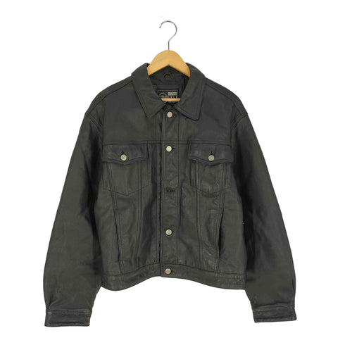 LOLO ANTHONY 90S カウレザー 3rd トラッカージャケット メンズ LL