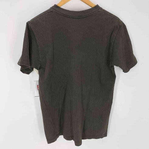 ステューシー Stussy 90s USA製 OLD 紺タグ プリントクルーネックTシャツ メンズ M
